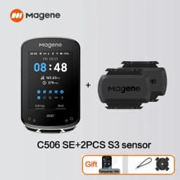 Magene GPS Bike Computer C506 SE Navigation WiFi Speedometer Cycling Digital Stopwatch 2.4 Odometer Bluetooth Ant Indoor