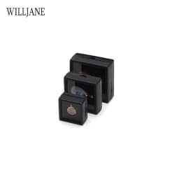 Wholesale Loose Diamond Gemstone Storage Collection Display Box Top Glass Beads Organizer Show Case Square Gems Holder Container