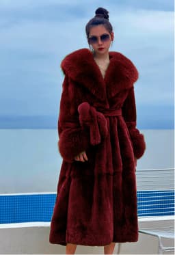 Women's Parker Winter Fur Warm Large Size Solid Color Fur & Faux Fur Women New Casual Long Sleeve Temperament Women Fur Coat Y72