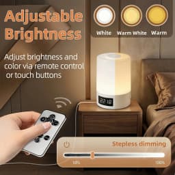 Touch Night Light Rechargeable 3 Color Wireless Baby's Room Bedside Lamp USB LED Night Light Ambient Soft Light For Kids Gift