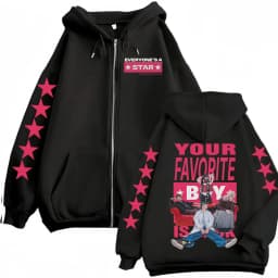 5 Seconds of Summer Everyone's A Star World Tour Zip Up Hoodies Men Women Harajuku Hip Hop Gothic Jacket Sweatshirt Hoodie Coats