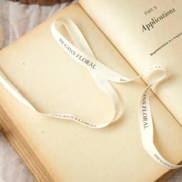 100 Yards Cotton Ribbon Customized Logo Wedding Decorate Handmade Mark Label Cake Flower Store Gift Package