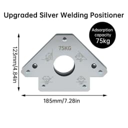 25/50/75KG Welding Positioner Electric Welding Auxiliary Tools Magnetic Iron Absorption Right Angle Magnet Bevel Angle Multiple