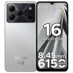 Global Version DOOGEE Note 56 VIP Smartphone Android 16 6150mAh Large Battery 6.56'' Display 24GB 64GB 8MP Camera Mobile Phone