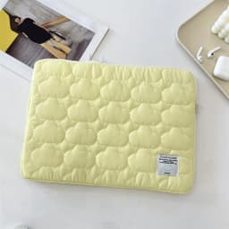 Adorable Cloud Embroidery iPad Tablet Computer Bag Notebook Storage Pouch for 11 13 15 Inch Laptops Digital Accessories