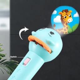 5/10 Cards Of Different Themes Flashlight Early Education Cartoon Fun Stall Gift Toy Children Luminous Projection Flashlight