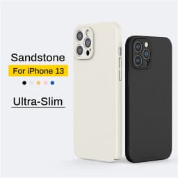 Luxury Sandstone Matte Ultra thin Hard Phone Case For iPhone 16 15 14 Plus 13 12 Mini 11 Pro Max Slim PC Bumper Back Cover Cases