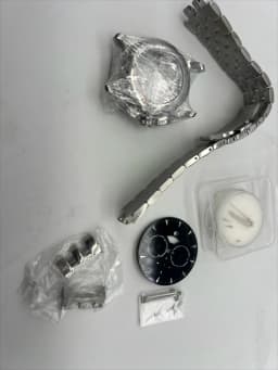 7750 case, M8607 case, watch case, watch accessories, sapphire mirror stainless steel case.