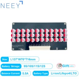 NEEY 5A 3S 4S 5S 6S 7S 8S 9S 10S 11S 12S 13S 14S 15S 16S 17S Active Equalizer Balancer Lifepo4/lipo/lto Battery Energy Capacitor