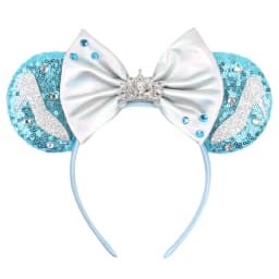 Newest Cartoon Cute Glitter Sequins Bow Headband 2026 DIY Headwear for Adults Kids Holiday Party CosplayHairband