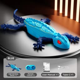 2.4G RC Car Wall Climbing Gecko Electric Simulation Lizard Light Chameleon RC Wall Climbing Car Children Birthday Gift