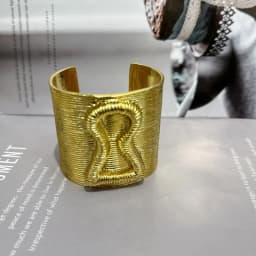 Exaggerated Vintage Alloy Plated Eyes Cuff Bracelet For Women Fashion Jewelry Gorgeous Hand Open Bracelet Accessory