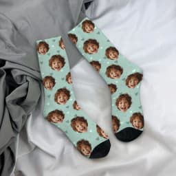 Novelty Custom Face Socks DIY Personalized Photo Custom Socks Crazy Funny Men's Socks Christmas Party Birthday Anniversary Gift