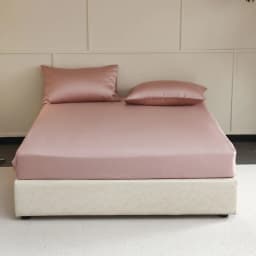 Luxury Natural Silk Fitted Sheet with Elastic Bands Smooth Mattress Cover Non-Slip Bed Sheet Fit Sheet 90/100/140/160/180/200cm
