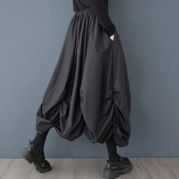 cotton plus size vintage high waist spring summer autumn casual loose long for woman skirts womens 2026 skirt