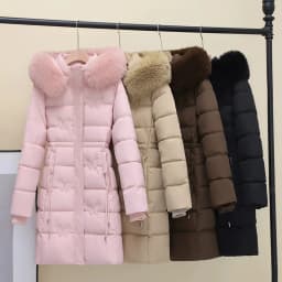 Women's Winter Parka Coat Hooded Korean Version Lady Down Cotton Jacket Warm Temperament Ladies Cotton Padded Outerwear