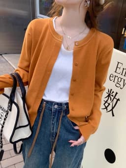 2026 Women Cardigans Sweater Casual Warm Spring Summer O-neck Long Sleeve Single Breasted Slim Fashion Korean Knitwears Tops