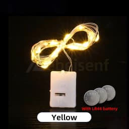10/5Pcs LED Fairy Lights 3 Mode Light String Button Battery Christmas Decoration Party Wedding Garden New Xmas Tree Year's Decor