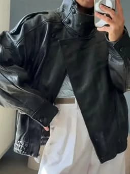 Faux Leather Jacket for Women Casual Solid Long Sleeve Zipper Pu Leather Coats New Autumn Fashion Female Streetwear Coat