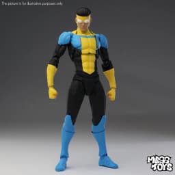 New Mess Toys Invincible Mark Grayson Classic First Suit Blue-Black New Suit Toys Gifts Collectibles Action Figure For Hobbyist