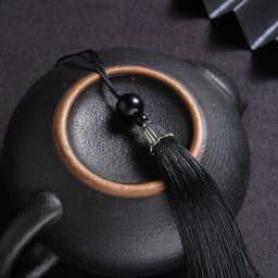 10Pcs Tassels Silky Handmade Soft Tassels Jade Bead Tassels DIY Craft Jewelry Car Key Chain Decor Pendants Smooth Fringe Trim