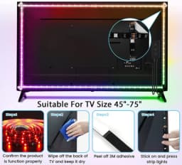 LED Night Light String DC5V With USB Port Cable 50CM 1M 2M 3M 4M 5M USB LED Strip Light Lamp SMD 3528 for TV/ PC/ Laptop