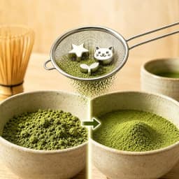 Stainless Steel Matcha Sifter Fine Mesh Anti Caking Portable Baking Tool For Picnic Home Cafe Matcha Prep