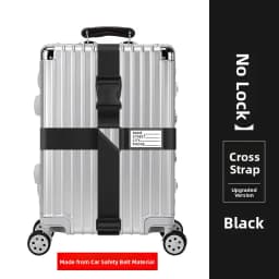 Travel Luggage Strap Cross Safety Fixation Baggage Tie down Cargo Bag Protection Buckle Rope Strengthening Band Accessories