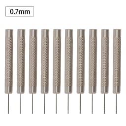 10 Pcs Iron Pin Punch 0.7-1.0mm Watch Strap Belt Bracelet Remover Adjust Gadget For Repairing Hand Manual Tools