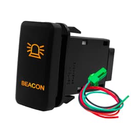 Amber Led Light 12V Car Push Button Switch Winch A/C ON OFF For Toyota 4Runner Tacoma Land Cruiser Reiz Hilux Prado FJ Cruiser