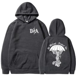 ST Michael Brothers in Arms Double Sided Print Hoodies Men's Women Clothing Fashion Sweatshirt Oversized Long Sleeve Pullovers