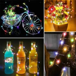 1M 2M 5M 10M Copper Wire LED String Lights Holiday Lighting Fairy Garland for Christmas Tree Wedding Party Decoration
