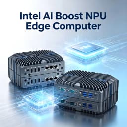 Topton Fanless Firewall Mini PC Intel Ultra 5 125U I7 1255U I3 1215U 3*2.5G LAN 3*HDMI2.0 2*COM RS232 IoT Industrial Computer