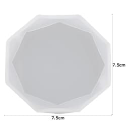 Round Square Rectangle Shape Coaster Base Silicone Mold Resin Molds Epoxy UV DIY Resin Craft Home Decoration Handmade Tools