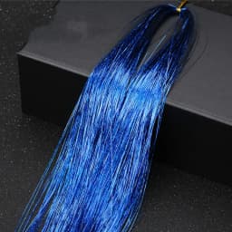 1 Pc Sparkle Shiny Hair Tinsel Hair Extensions Dazzles Women Hippie for Braiding Headdress Hair Braiding Tools Long 100cm