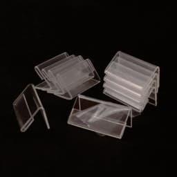 L-Shaped Acrylic Mini Label Stand Logo Display Booth Name Price Card Retail Bread Buffet Acrylic Transparent Price Card