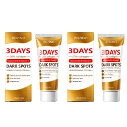 3 Day Pore +Dark Spot Brightening Cream, Containing Collagen, Niacinamide, and Vitamin C, Deeply Moisturizes, Reduces the Appearance of Dark Spots, Tightens Pores, Evens Out and Brightens Skin Tone, Quickly Brightens Skin Tone, Suitable for All Skin Types