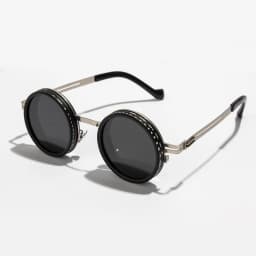 ND9 Adjustable Dimming Sunglasses Retro Punk Round Men's Outdoor Fishing UV400 Polarized Driving Sunglasses