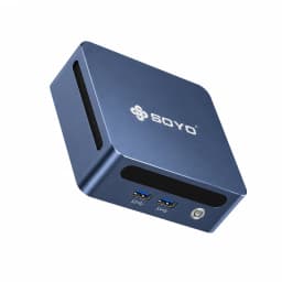 SOYO Y5 Pro Mini PC Intel Core i5‑8250U DDR4 16GB RAM 512GB SSD Windows 11 Pro Desktop Computer USB‑C HDMI RJ45 Ethernet WiFi Small Mini Desktop PC for Home Office Business Daily Work Entertainment
