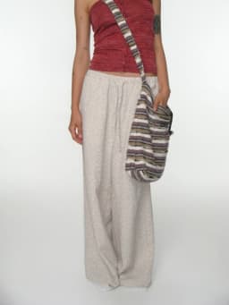 Comfortable Korean Style Summer Long Pants Wide Leg Casual Loose Fit High Waist Straight Tube Trousers Versatile Slimming Effect