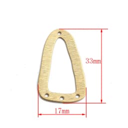 10pcs Polished Raw Brass Flower Leaf Sector Moon Square Shell Dragonfly Shape Charms Pendant For Jewelry Earring Necklace Making