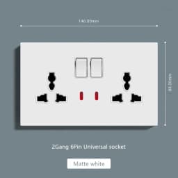 UK Standard Power Socket 13A Quick charge Plug 20W Smart Type-C Wall Outlet,220V Electrical Universal Wall Light 2way Switch