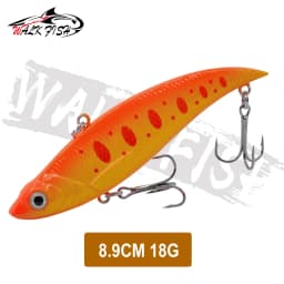 WALK FISH Sinking Vibration Fishing Lure 10g 14g 18g 22g Hard Bait Artificial VIB Winter Ice Fishing Pike Bait Tackle Isca Pech