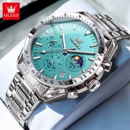 OLEVS Original Luxury Brand Watch Men 2024 NEW Multifunctional Chronograph Waterproof Luminous Trend Men's Wristwatches