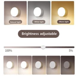 LED Touch Night Light 500mAh Battery USB Rechargeable Wireless Led Lamp Magnetic For Bedroom Bedside Table Lighting