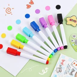 12 Color Whiteboard Marker Pen Set With Magnetic and Brushes