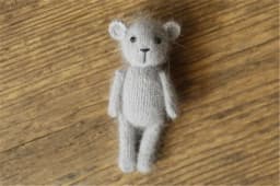 Newborn Photography Props Handmade Dolls Knitted Rabbit Bear Baby Photography Studio Accessoires