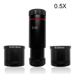 C-mount Adapter Lens C Mount Lens for USB Industrial Camera Digital Eyepiece Connected Microscope Reduction Relay Lens 0.3X 0.4X
