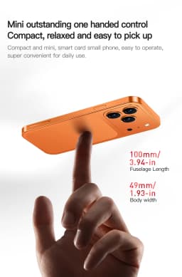 2026 New ONEMYTH Orange A18 Pro&A19 Pro, 3.99″/4.5″, 2000mAh Battery, 4G Network Dual SIM Cards, mini Smartphone