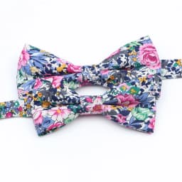 Cotton Floral Parent-Child Bowtie Set Bow Tie Necktie For Men Wedding Party Business Suits Gravata Pink Yellow Butterfly Cravats